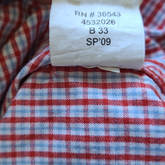 Izod Men's Classic Short Sleeve Button Down Shirt, Size: Large Color:  Red - Picture 7 of 11